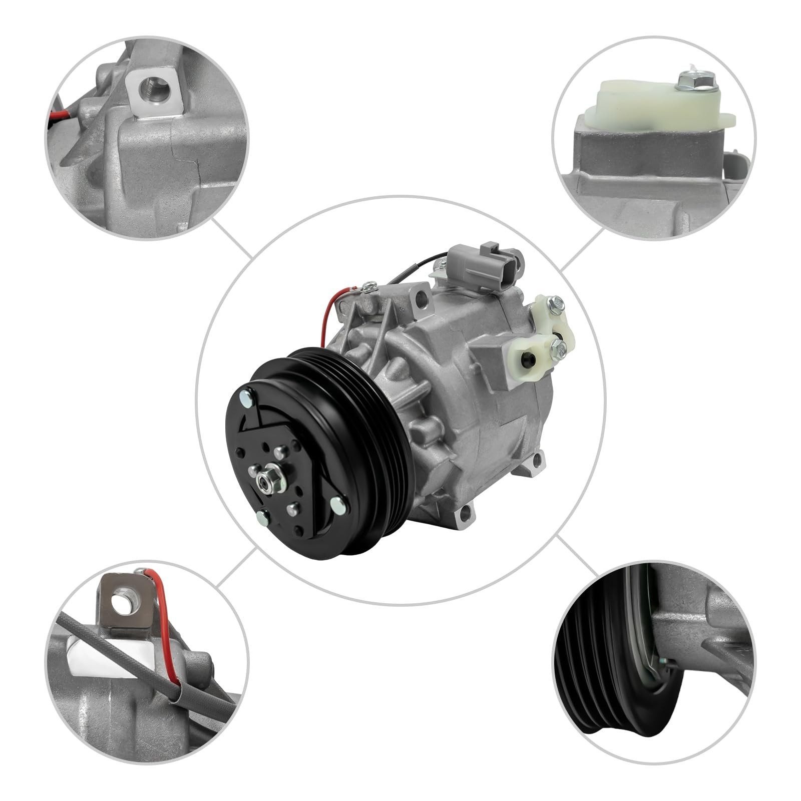 空调压缩机适用于丰田 Echo 1.5L 2000 - 2005 CO 11063AC
