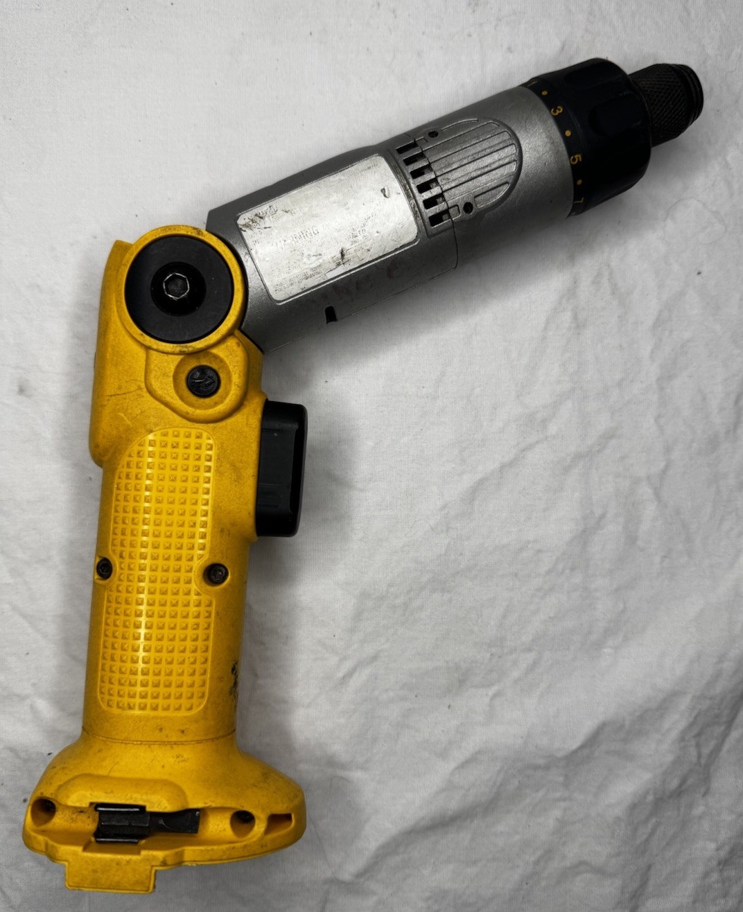 DeWalt DW920 12V Pivot Head Drill Driver Right Angle Tested Working