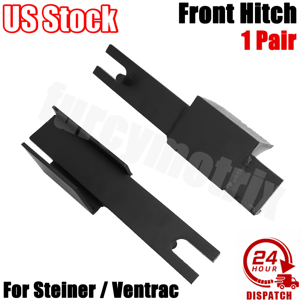 Set of 2 For Steiner / Ventrac Hitch Attachment Front Hitch Steel Fabricated NEW