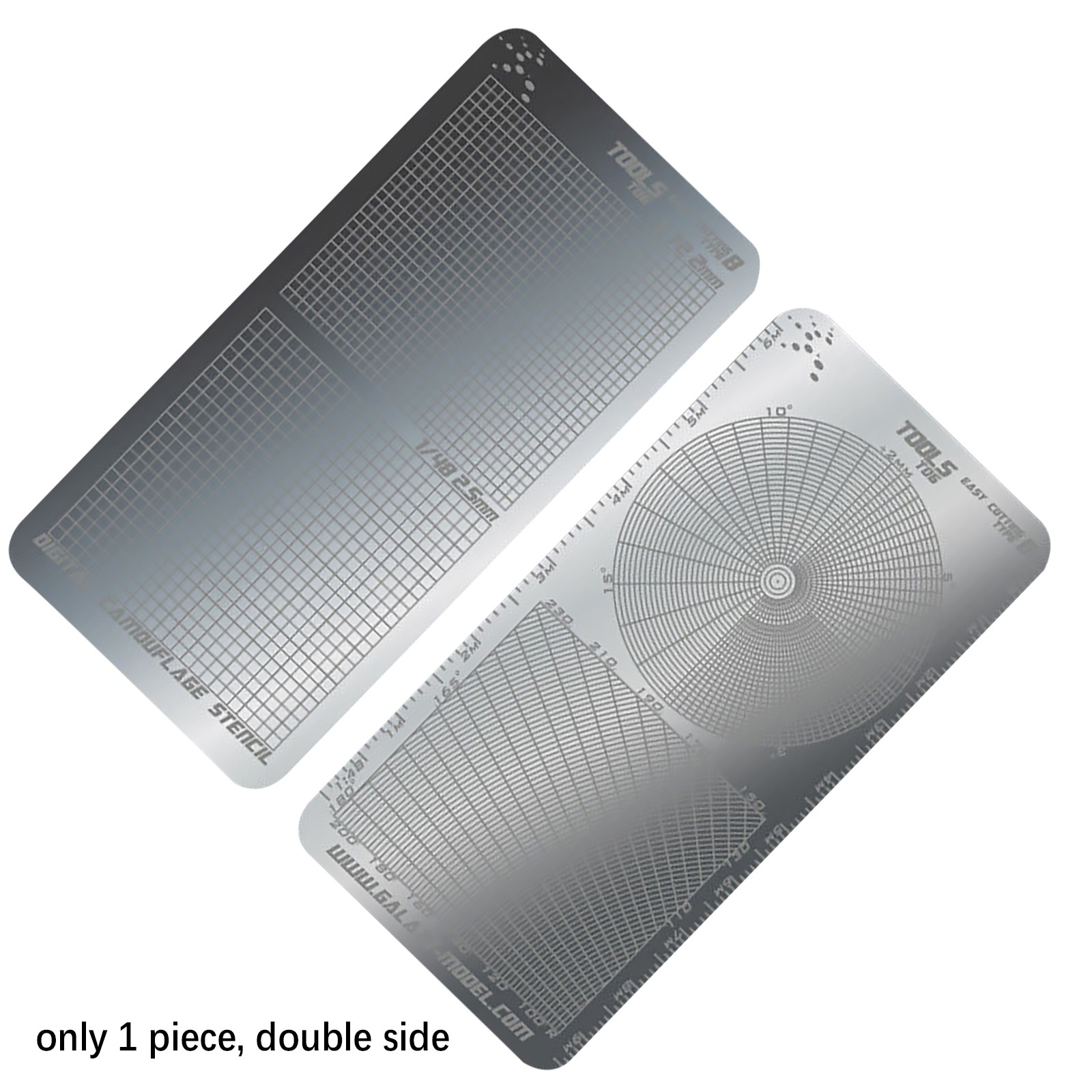 T06A02 Stainless Steel Masking Sheet Easy Cutting Type Board Hobby Tools Hewq