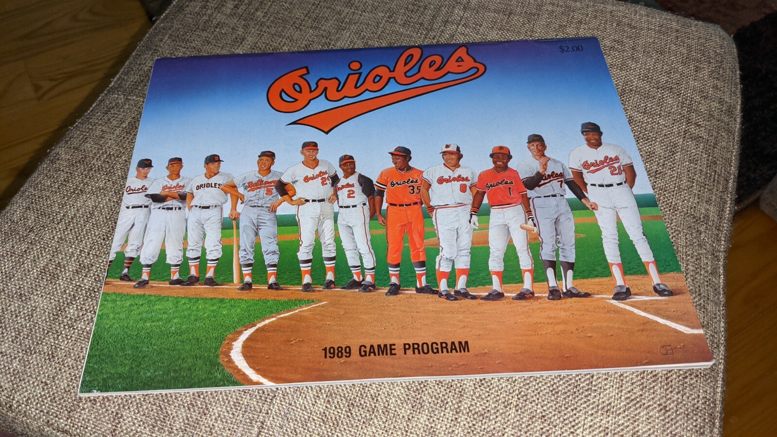 1989 Baltimore Orioles MLB Baseball Program
