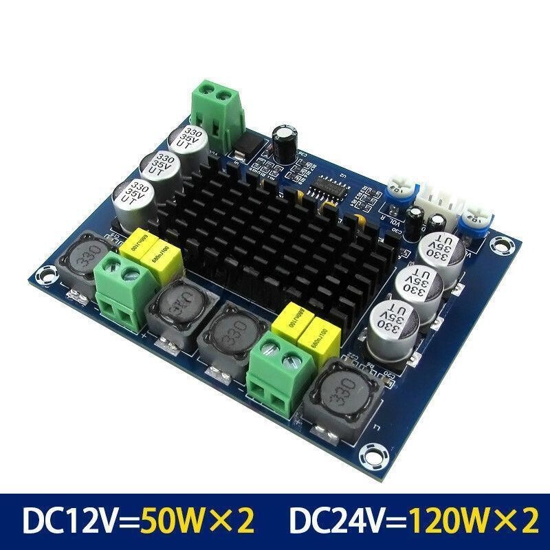 TPA3116D2 12-24V 120W+120W 120Wx2 Dual-channel Stereo Audio Power Amplifier