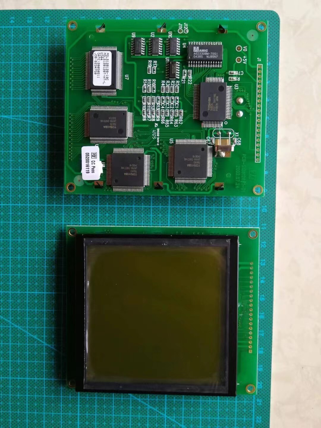 1pcs TM128128A-1 MGLS128128-19C PCB-S128128 1-01 MGLS12 LCD Screen Display Panel
