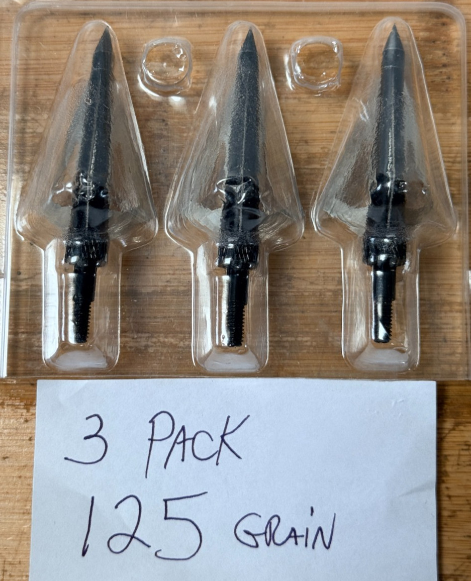 N.A.P. 125 Grain Broadhead Arrow Tips 3 Pack