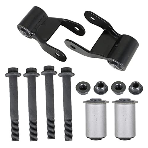 Rear Leaf Spring Shackle Repair Kit 2Pc w/Bushing Replacement for Ram Dakota