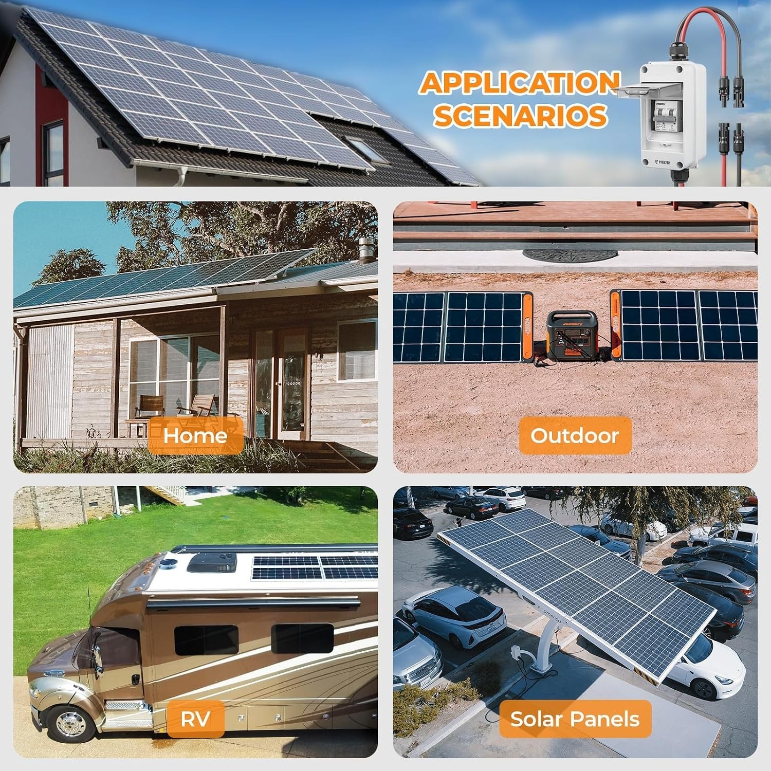 Solar Panel Disconnect Switch 400V DC/AC 20A Outdoor PV Array