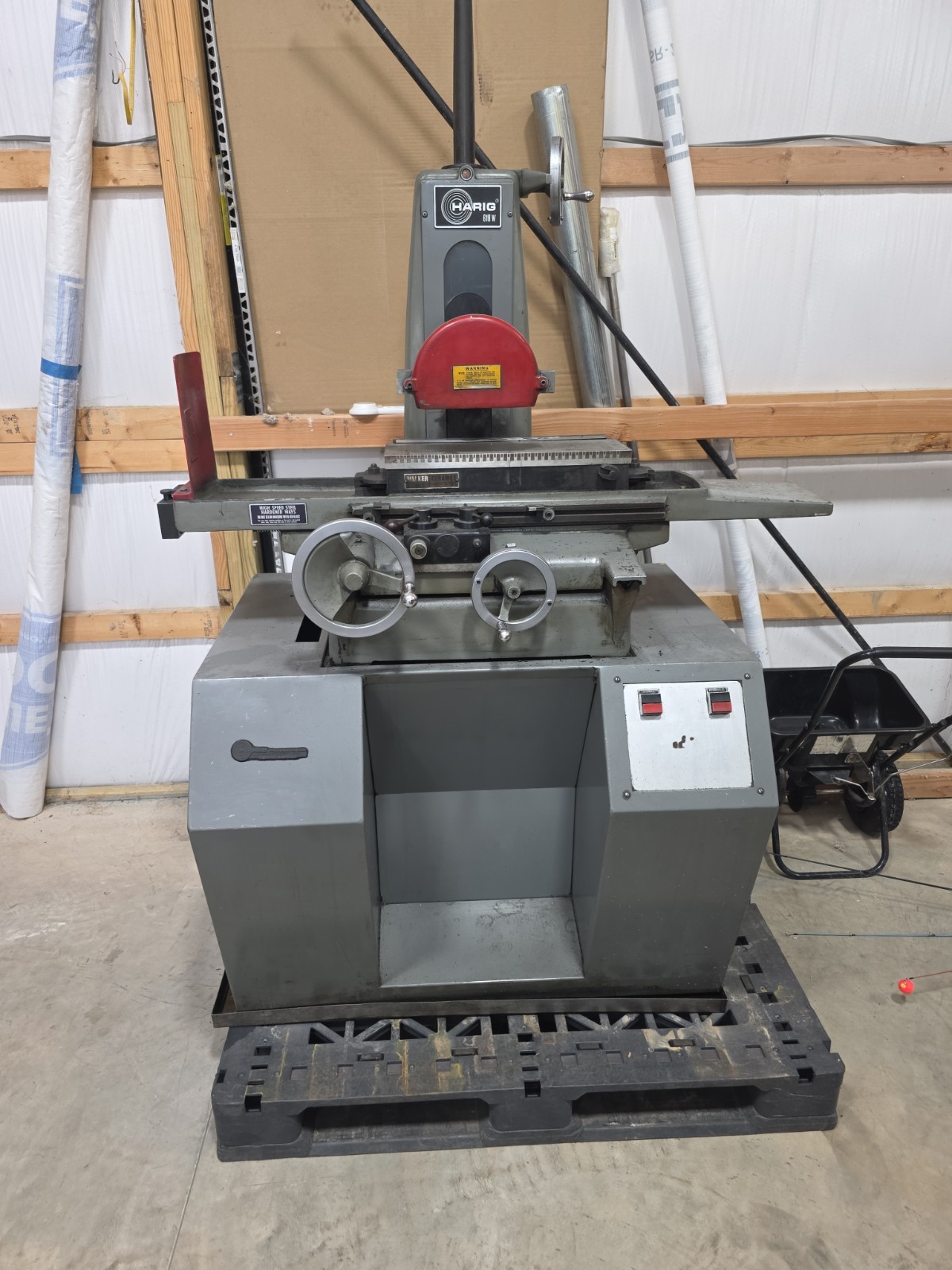 6" W 18" L Harig 618 AUTOMATIC, HYD. Tbl, PWR.ELECTRIC CROSSFEED SURFACE GRINDER