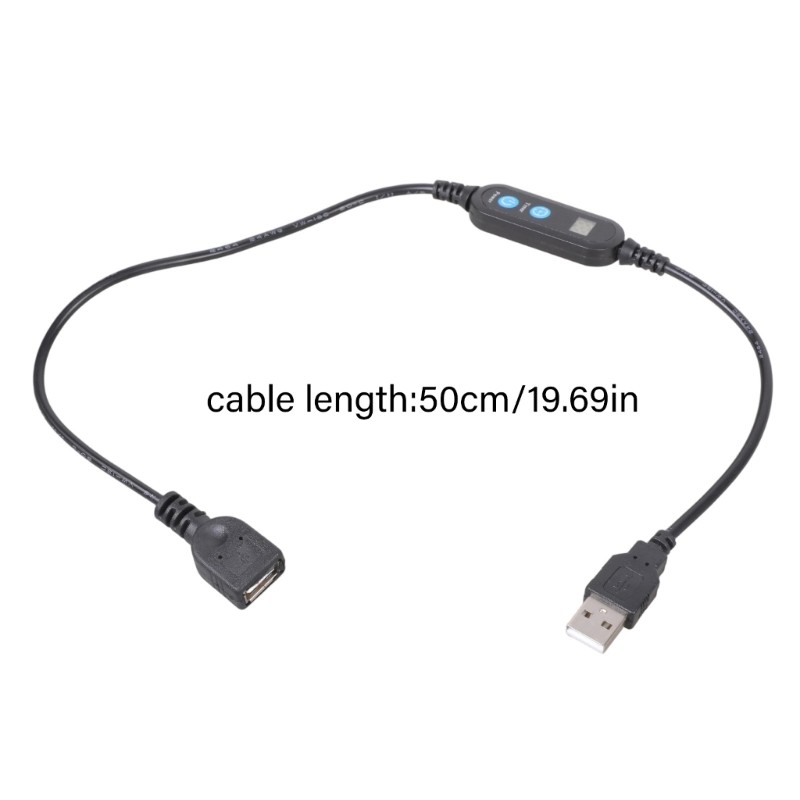 USB Timer Switching Cable 5V-20V Time Presetable Control For Home Electronics
