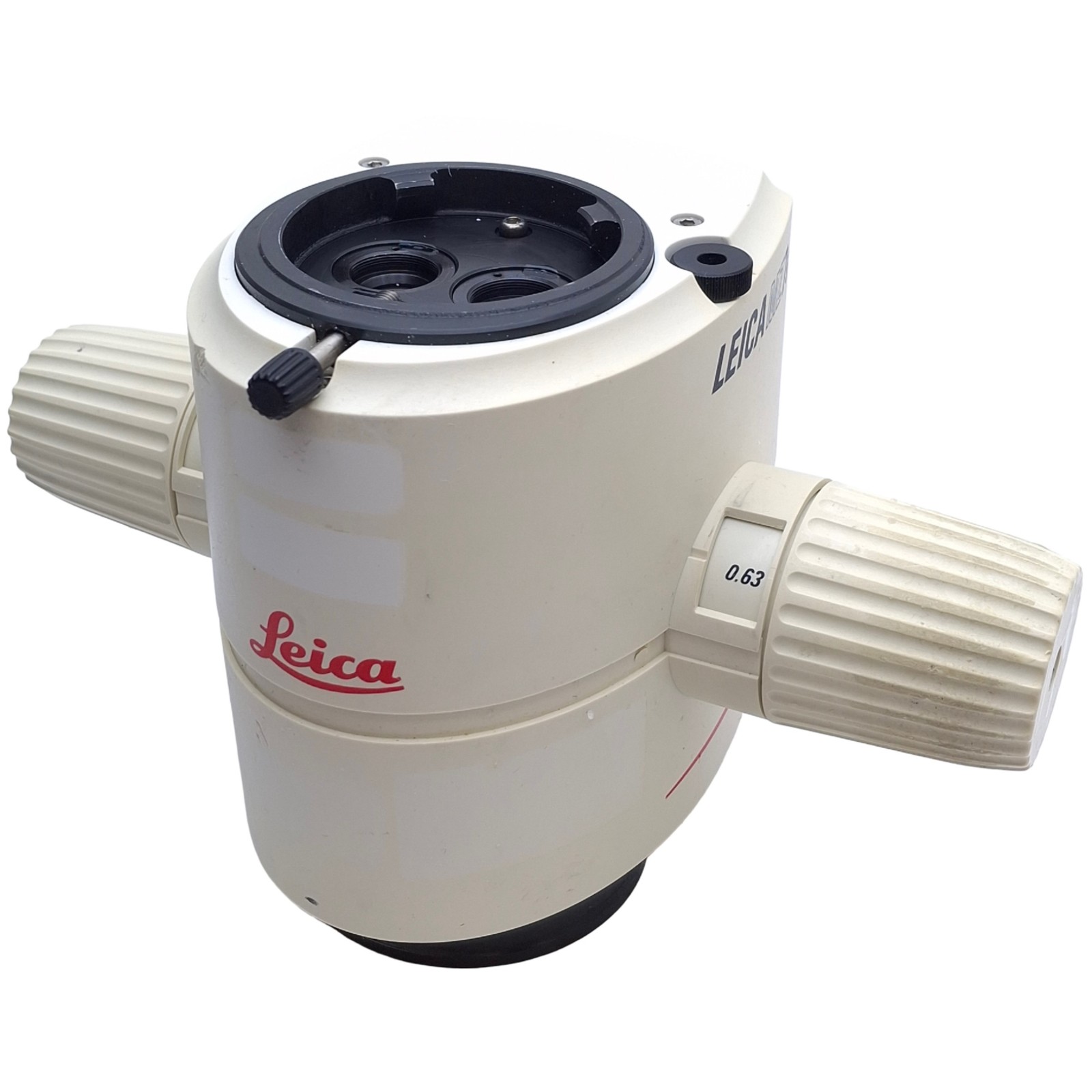 Leica 10446371 MZ7.5 Stereo Microscope Body Optics Carrier 0.63x to 5x Zoom