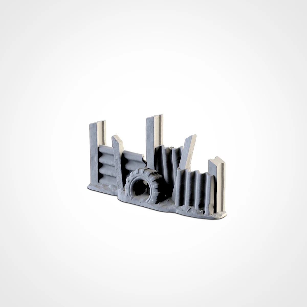 Post-Apocalyptic Barricades - Resin Tabletop Miniature