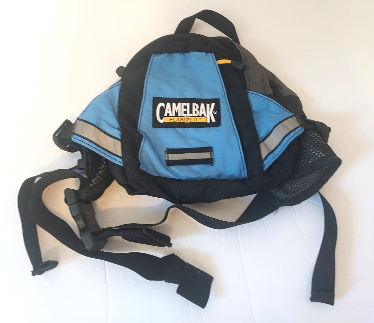 CamelBak Blue Gray FlashFlo Hydration Waist Pack Hiking Fanny Pack -No Bladder