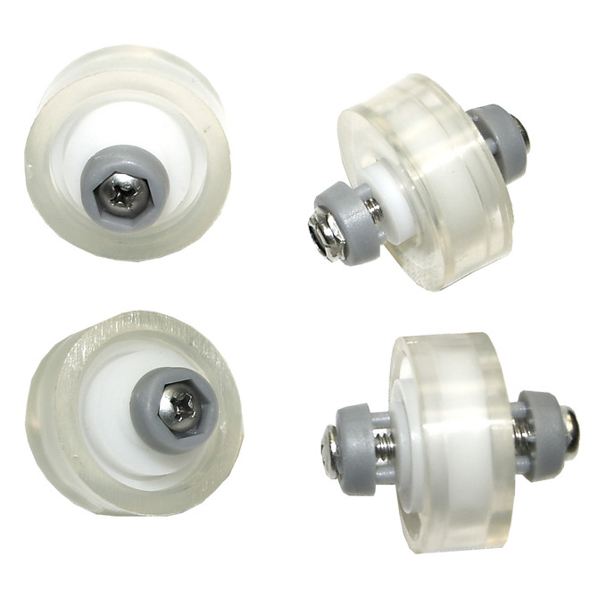 4 Pack of Pooline Ball Bearing Pool Vacuum Head Repair Wheels For 11051H