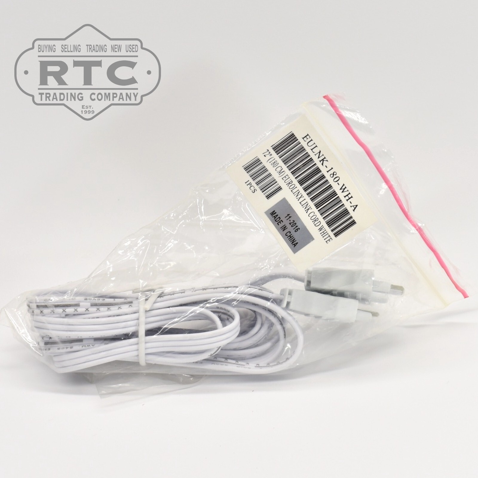 Tresco Rev-A-Shelf  72" 180cm Link Cord White EULNK-180-WH-A