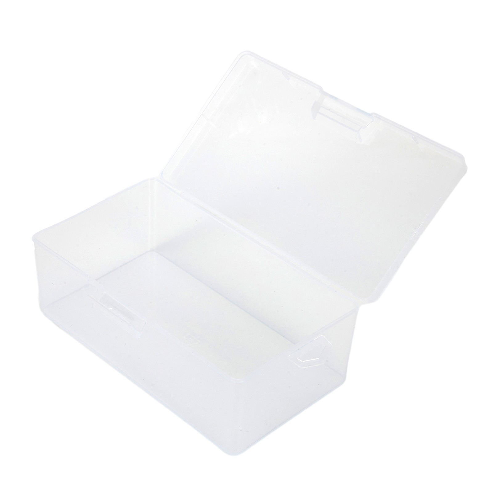 Plastic Storage Box Transparent With Lid Collection Container Organiser