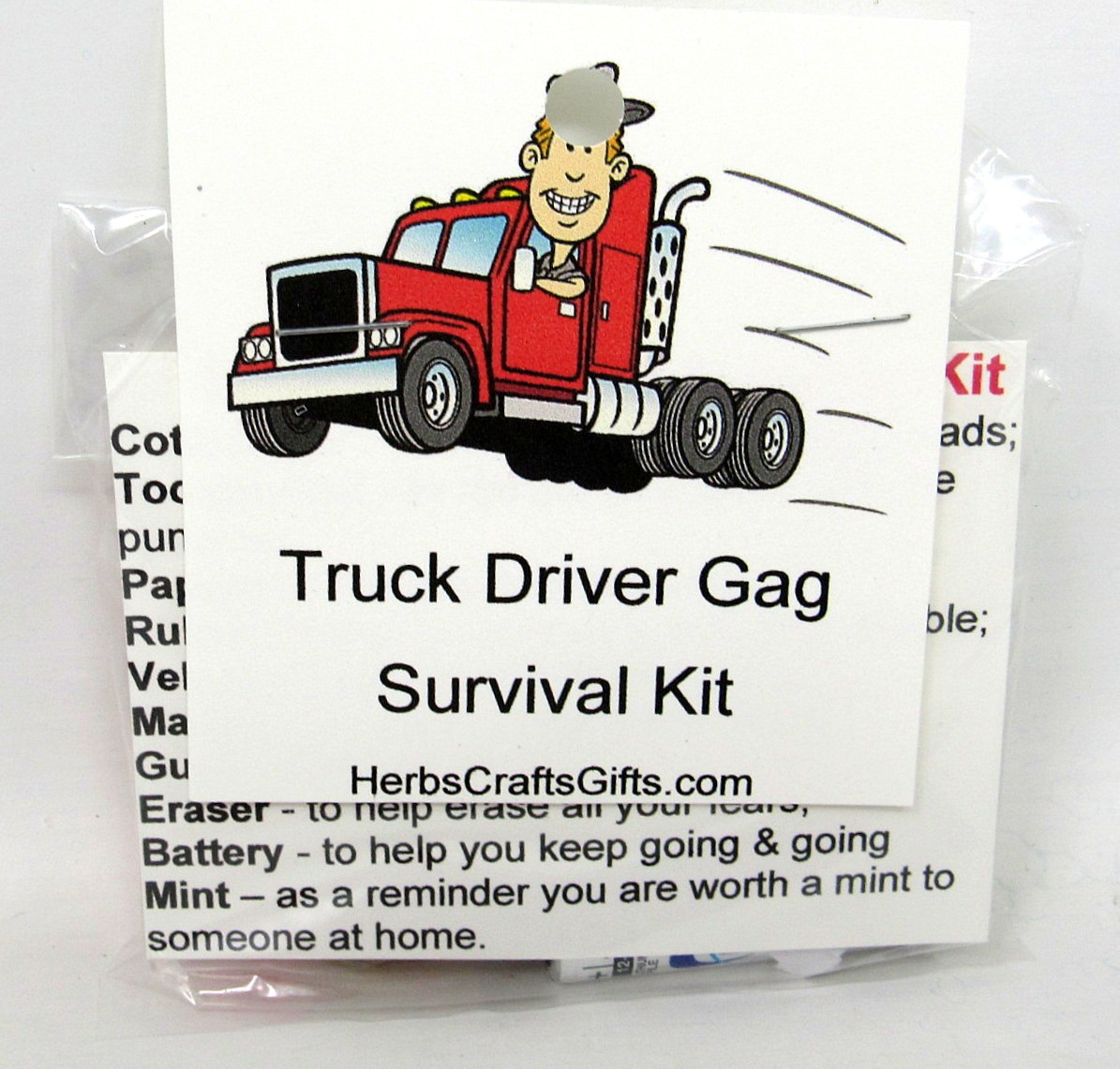 Truck Driver Gag Survival Kit Gift Unique Clean Funny Original CDL US Seller