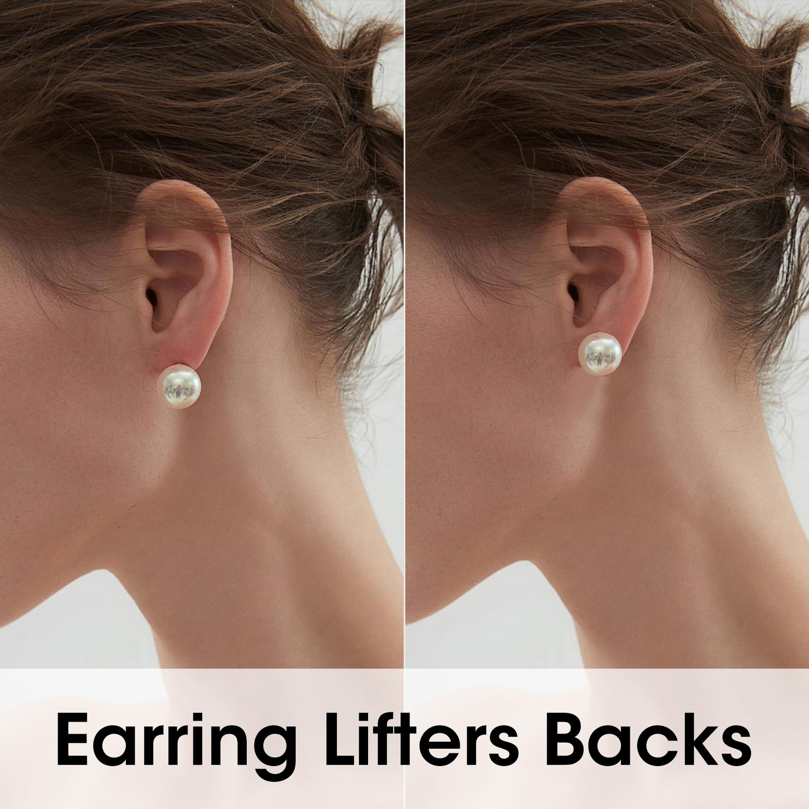 Earring Backs for Droopy Ears Heavy Earrings - Replacements Locking Ear Suppo...