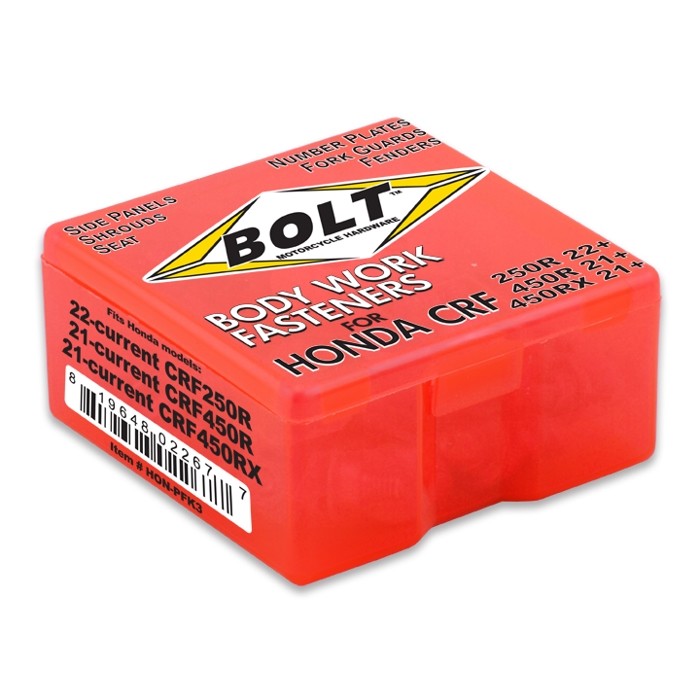 Bolt MC Hardware HON-PFK3 Full Plastic Fastener Kit