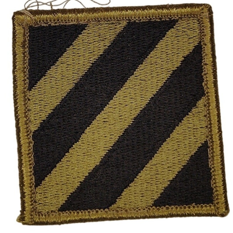 US Army 3rd Infantry Division OCP Patch 2‑1/4" × 2‑1/4" Hook Back