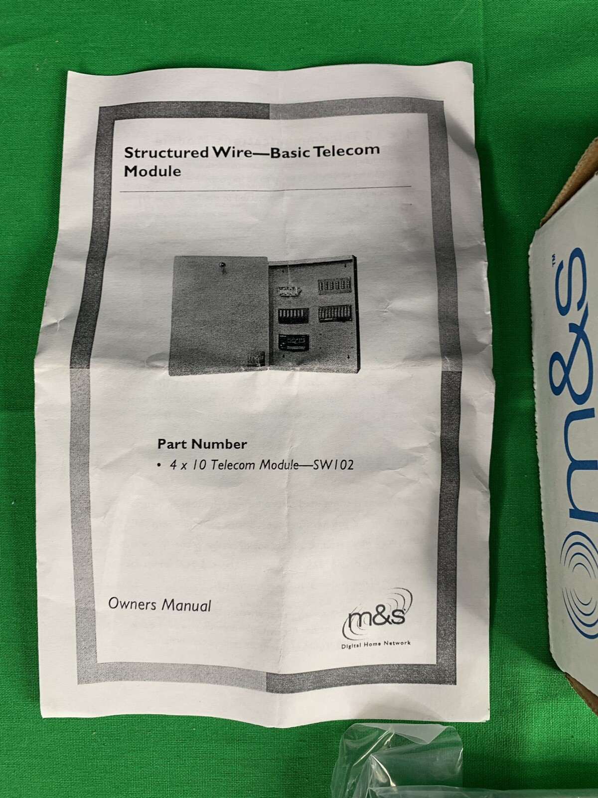 M&S Intercom 4x10 Telecom Module SW102 SW 102