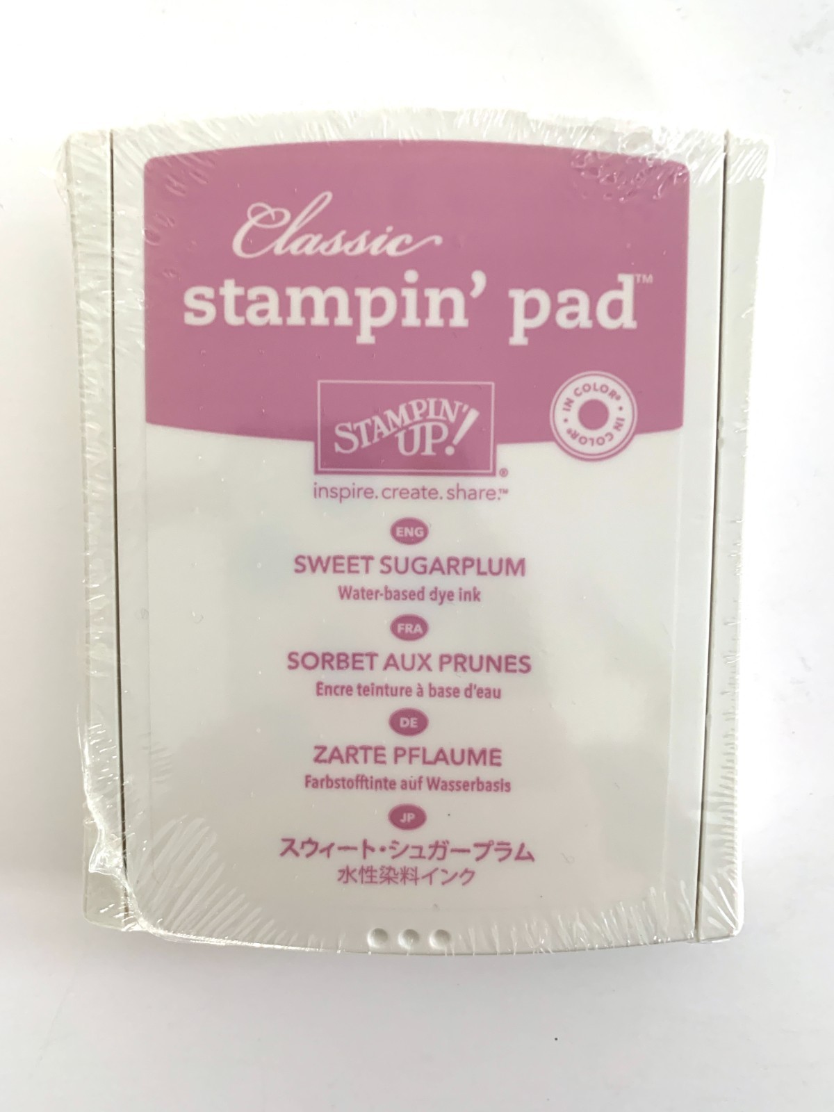 SEALED Stampin' UP! Classic Stampin' Pad SWEET SUGARPLUM