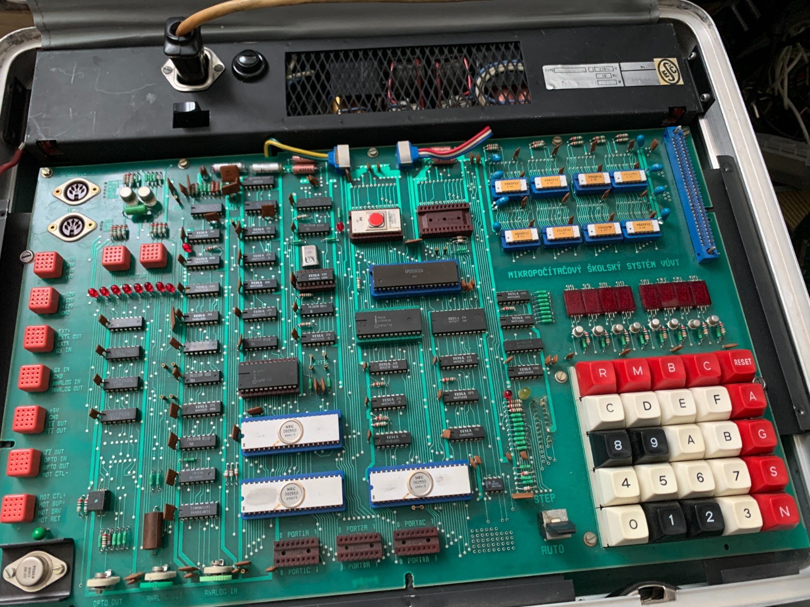 School microcomputer system (ŠMS VÚVT)  1982 - (ČSSR) KR580IK80