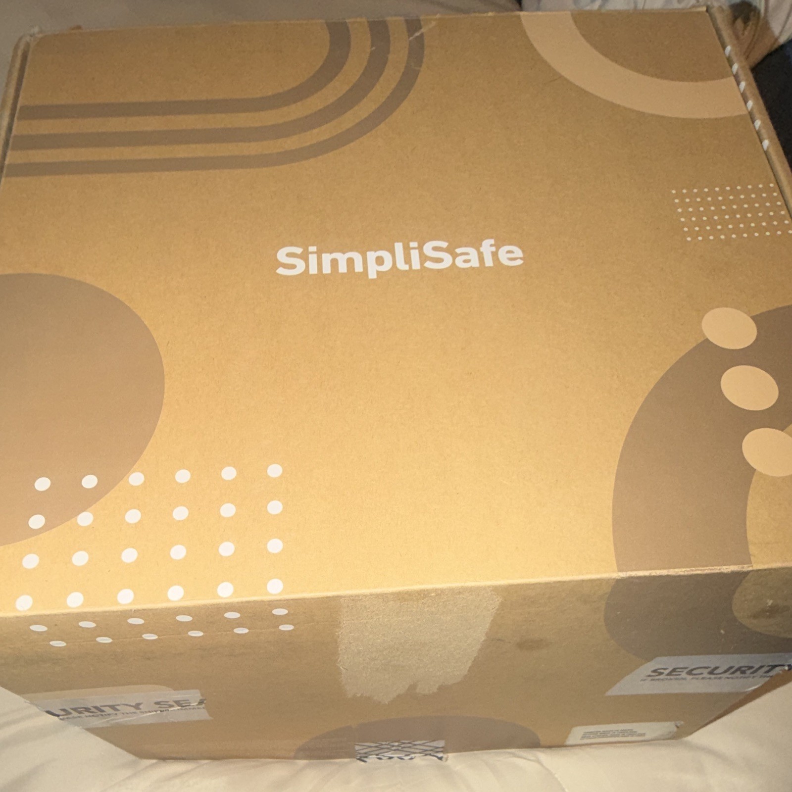 SimpliSafe Home Security System Alarm Kit, Keypad & 2 Cameras, White