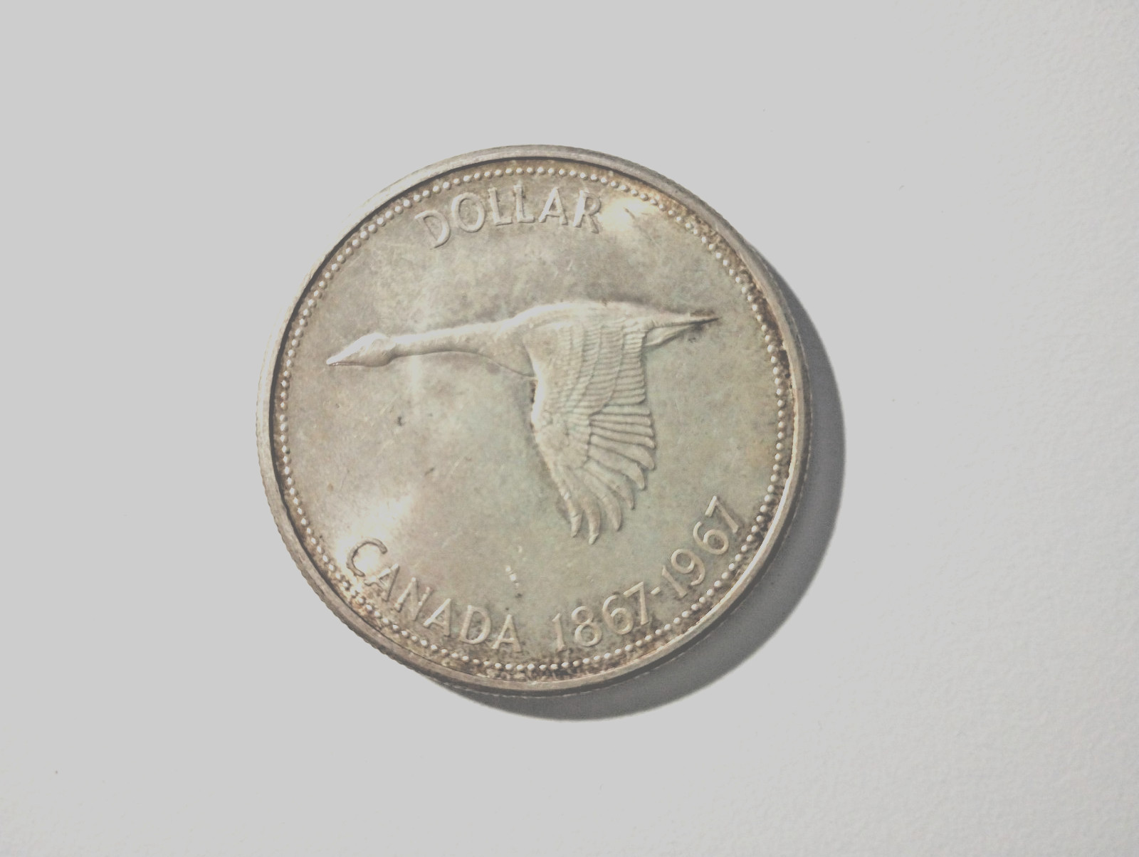 Canada 1867 1967 Silver  .800 Confederation Centennial Dollar Elizabeth II