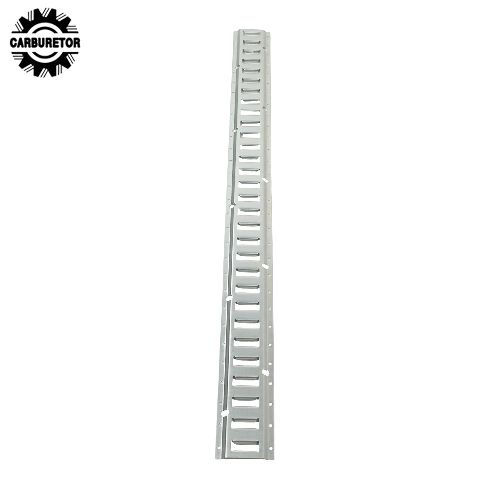 Silver 12 Pack 60" E Track Rail Sections With Mounting Hardware Fit For Garages
