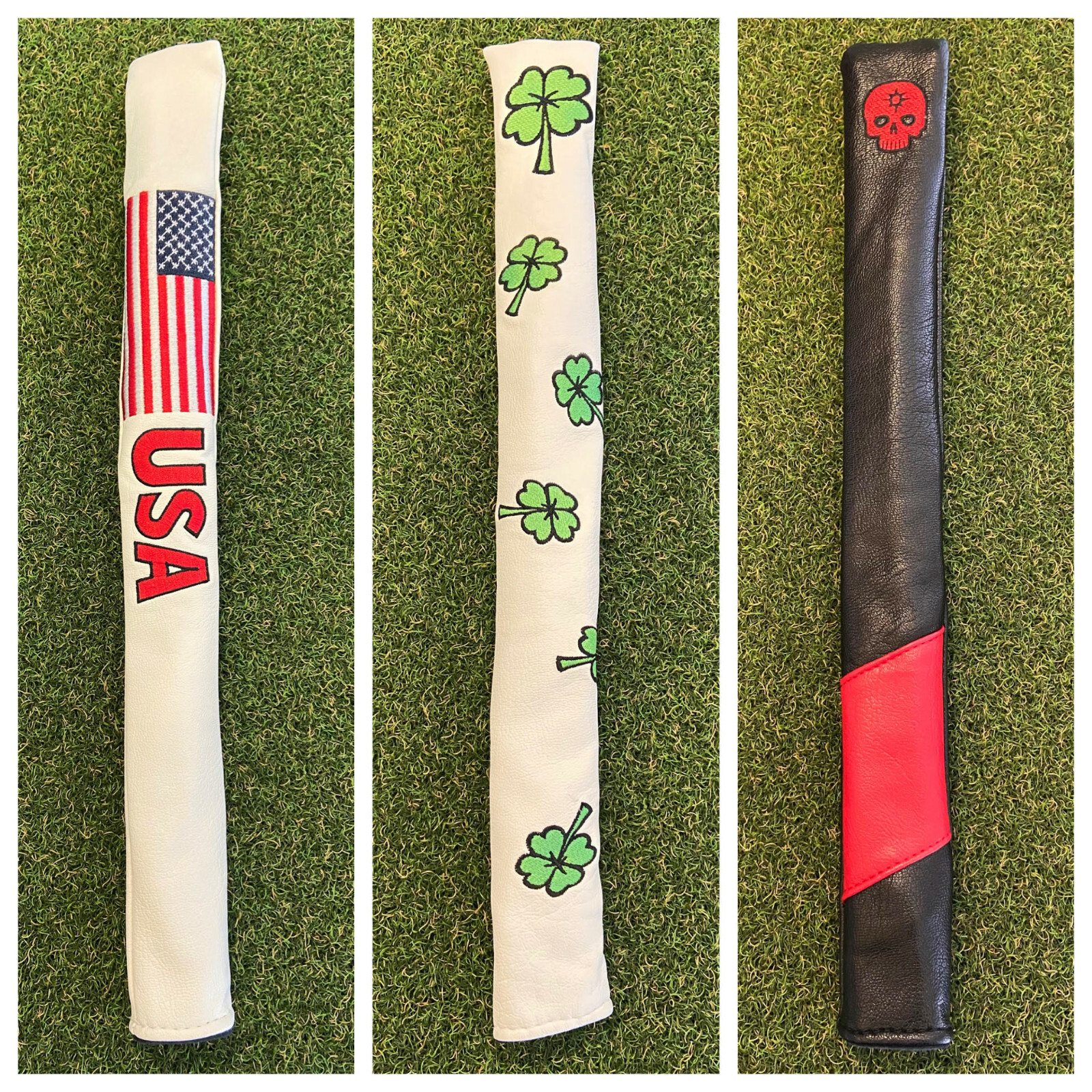 Golf Alignment Stick Cover (Fits Up To 3 Alignment Sticks) - Choose Style