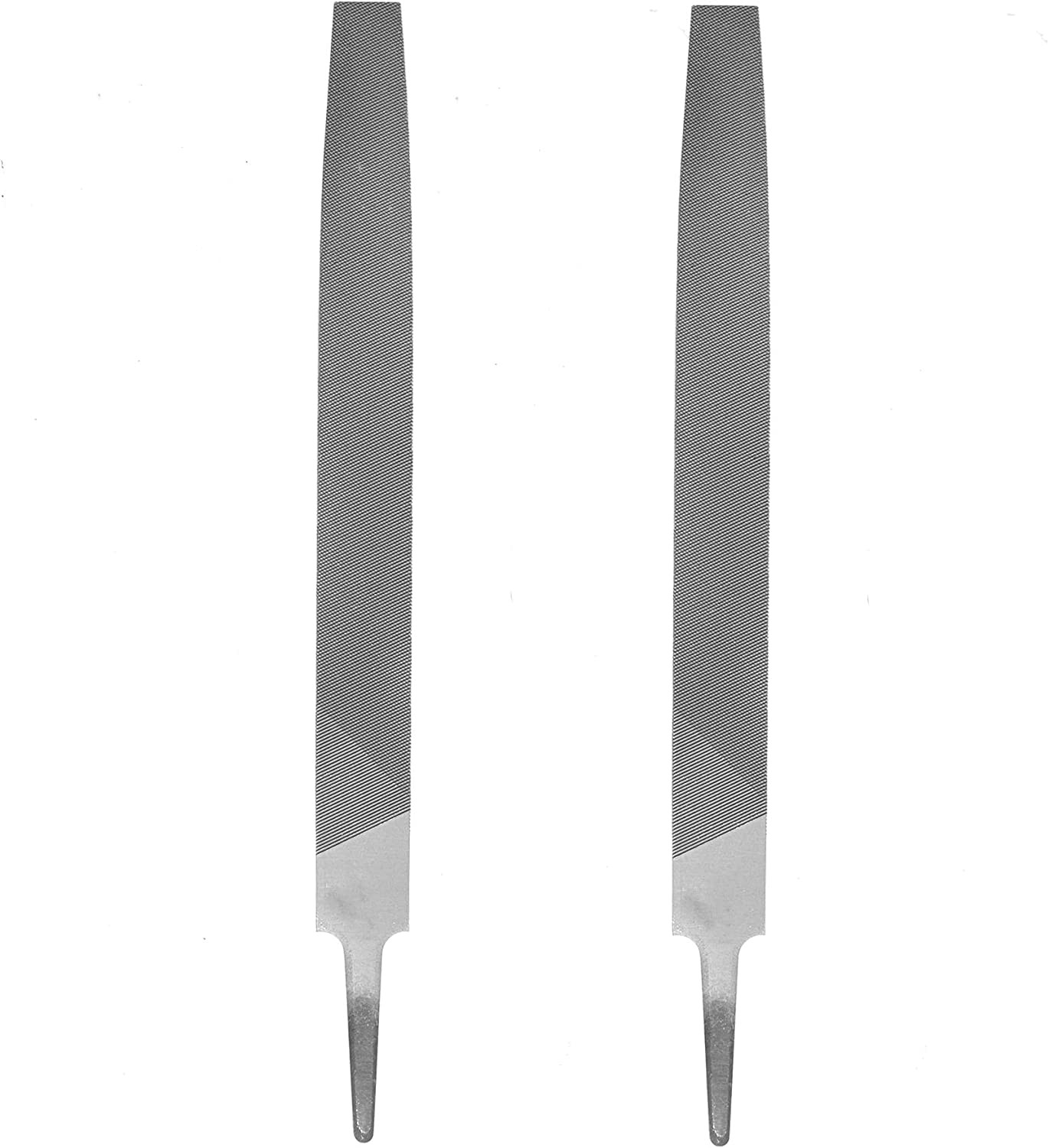 Axe File Sharpener Set 2PCS 8Inch, SKZIRI Flat Metal Axe File Rectangular Cut Mi