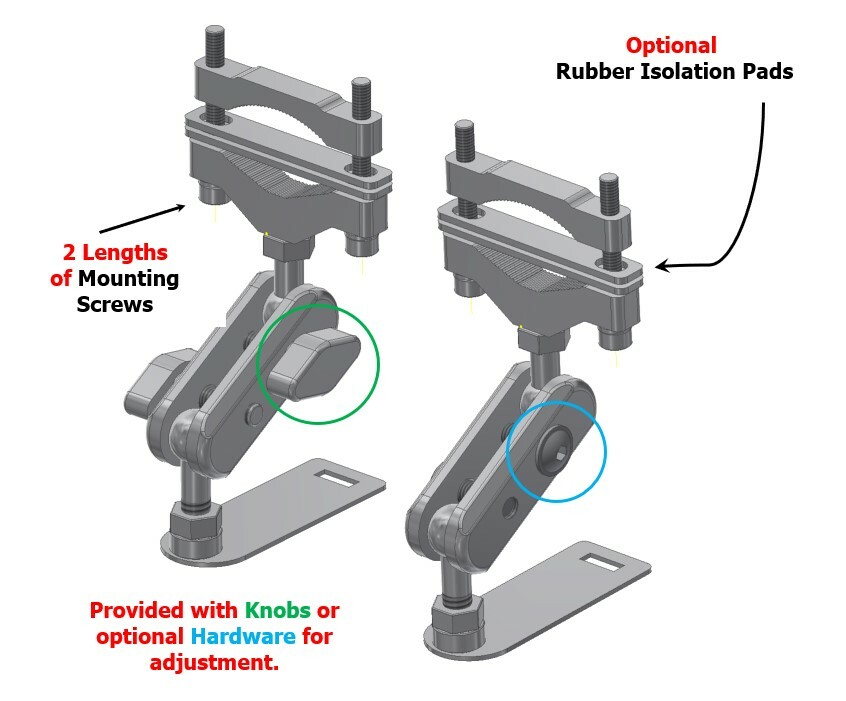 COBRA Radar Detector Alloy Mirror Mount Attachment Bracket (CBR-C)