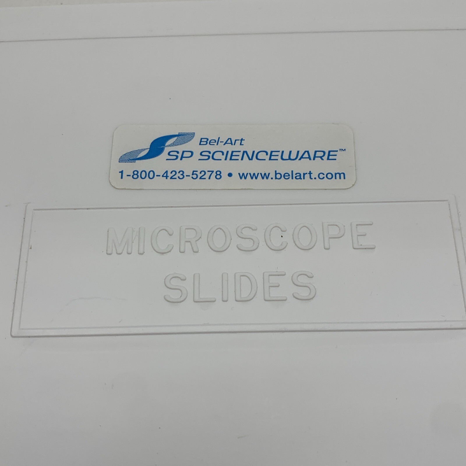 Bel-Art SP Scienceware Microscope Slides Box, 100 Spaces