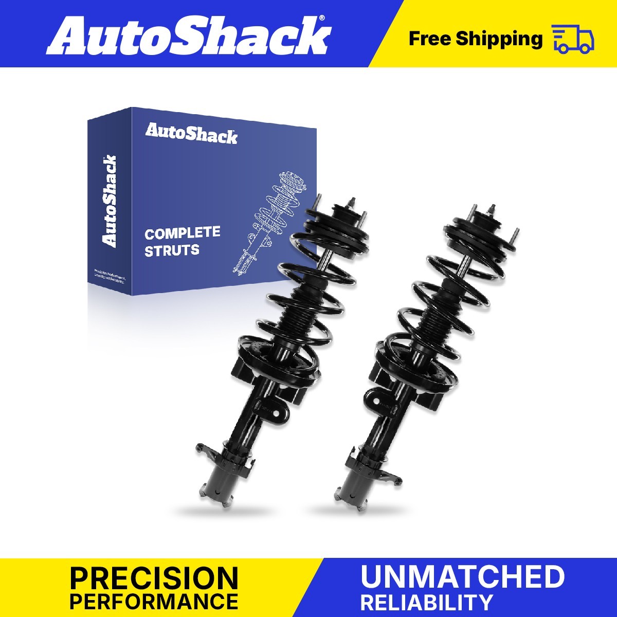 Front Complete Strut Coil Spring for Honda, Pilot 2009-2015, AWD FWD V6 3.5L