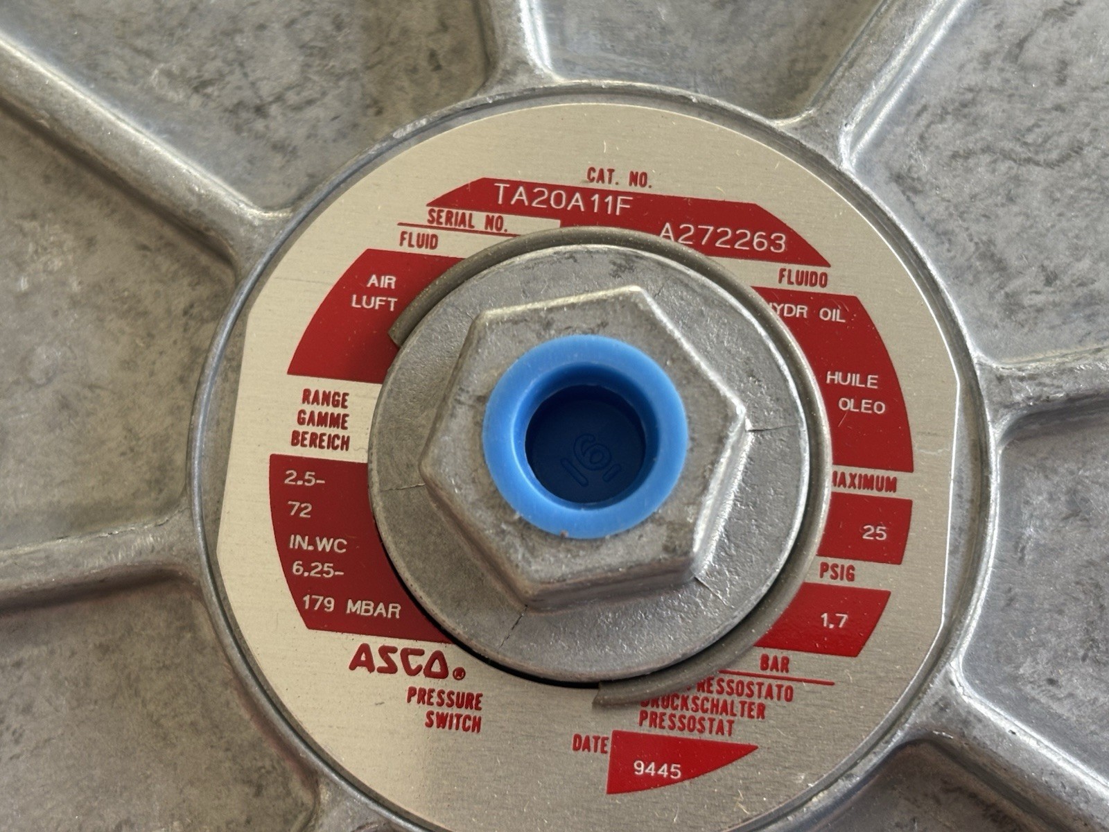 ASCO Tri Point SA31DV Temperature Pressure Switch / Open Box