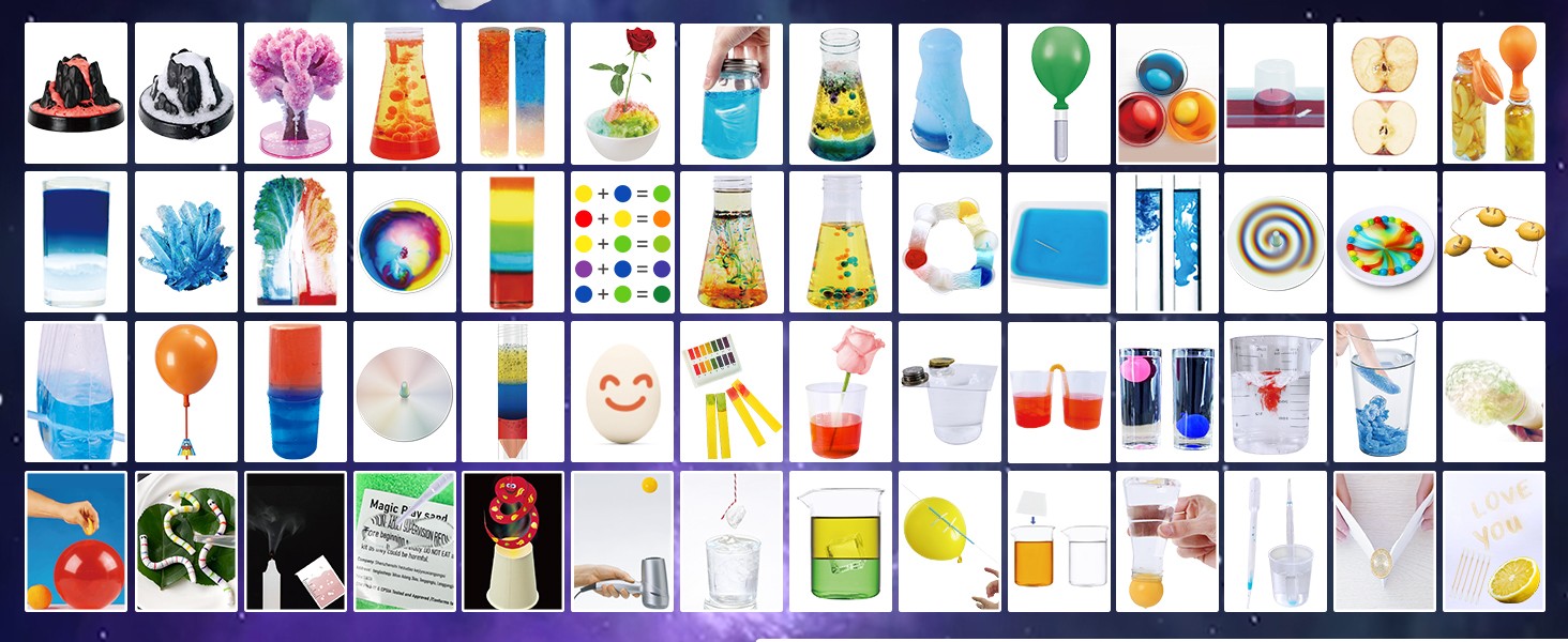 Kids 210 Lab Experiments Kit - Scientist Lab Coat Costume Dress Up Role Play