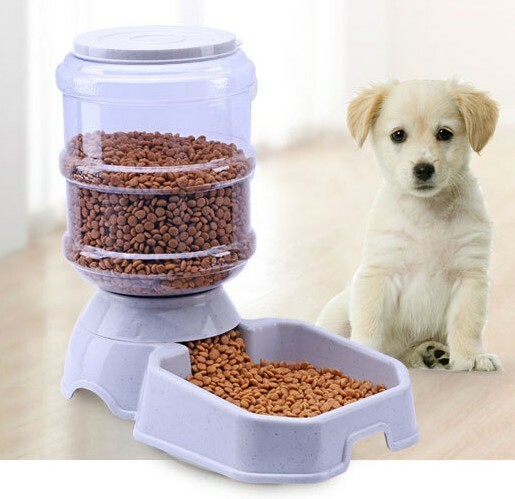 Heglow Automatic (Gray)  pet feeder for dog cat food dispenser