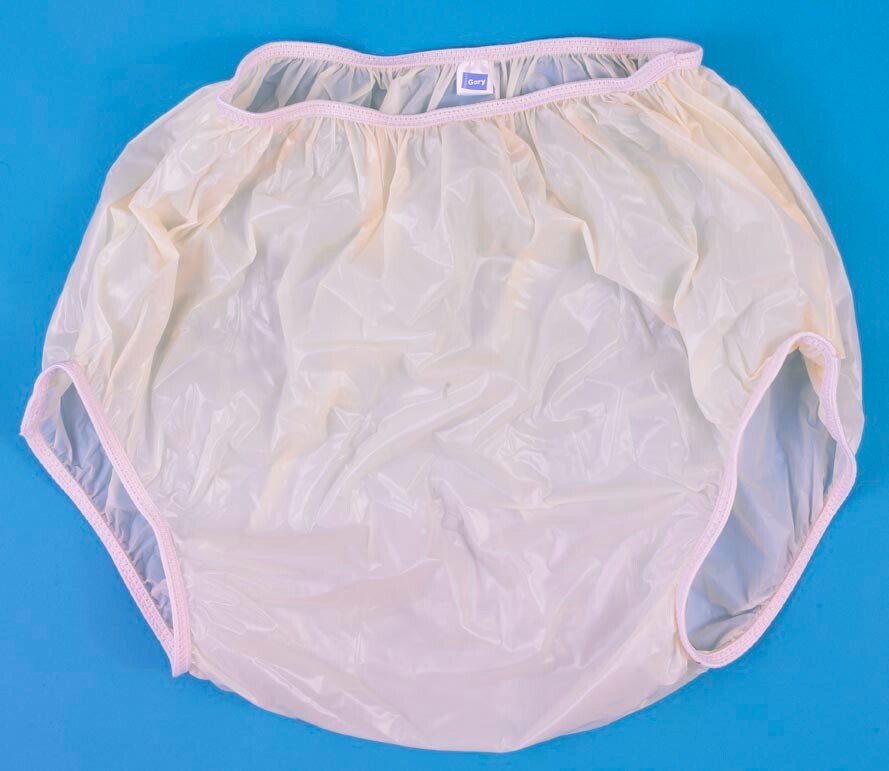Incontinent NEW Gary Plastic Pant Adult Size 5X-LARGE Yellow Pastel Plastic Pant