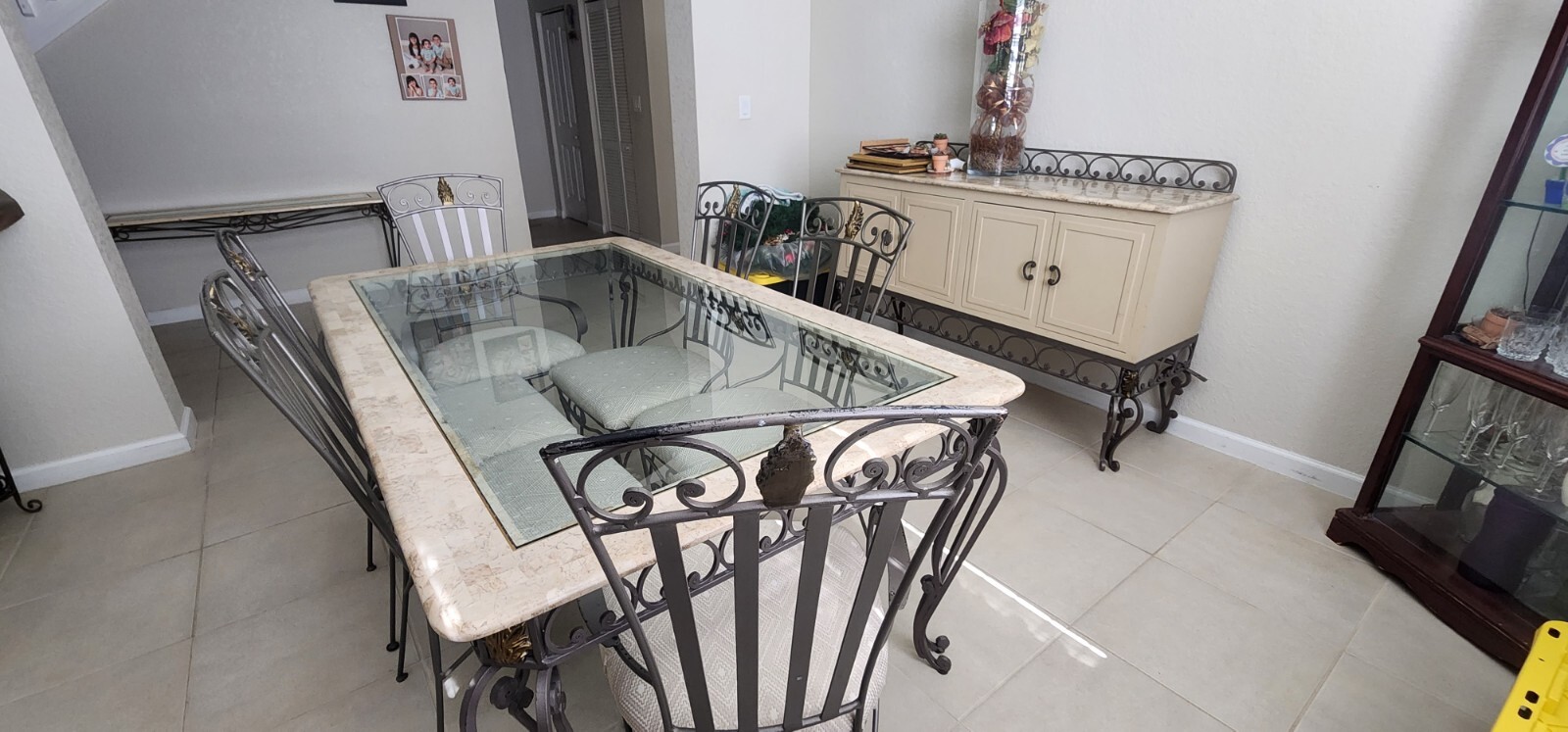 Dinning table set + Coffee Tables Set and Console 12 Pcs...
