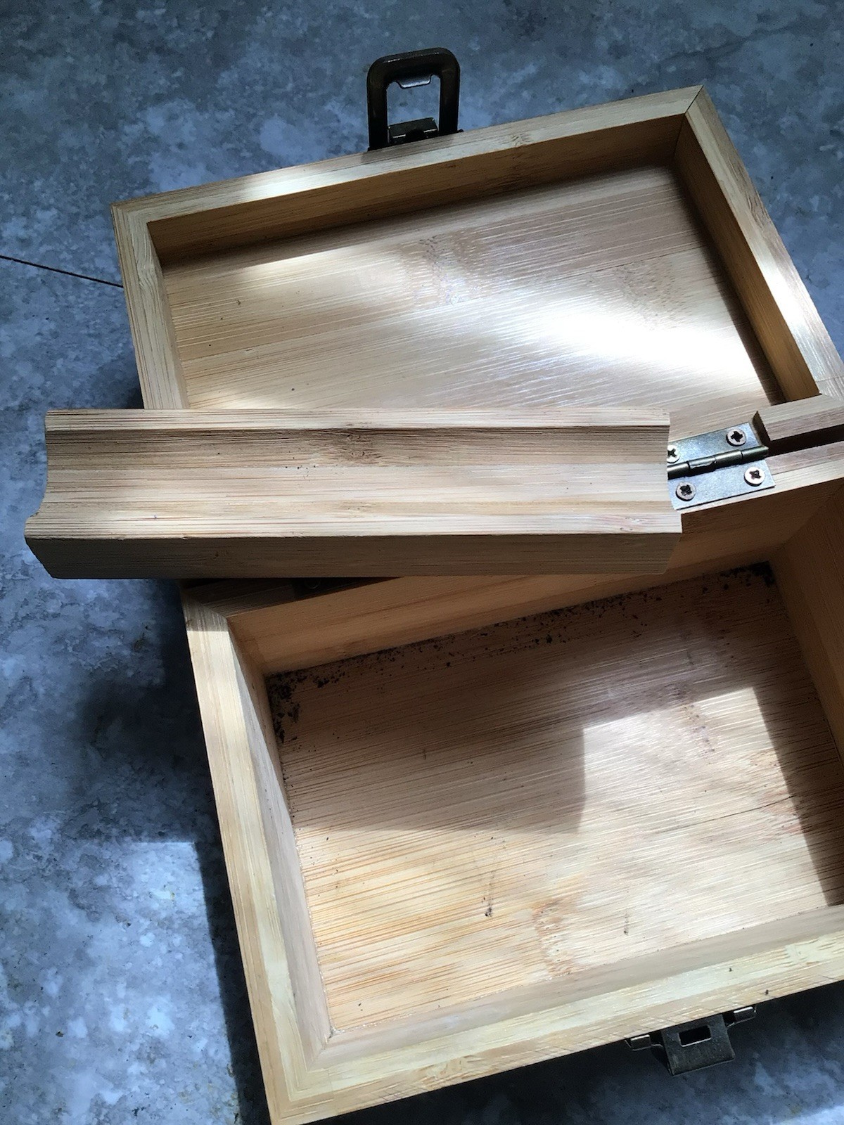 Wood Storage Box with Lid, Yoda Star Wars Graphic "STONED I AM"