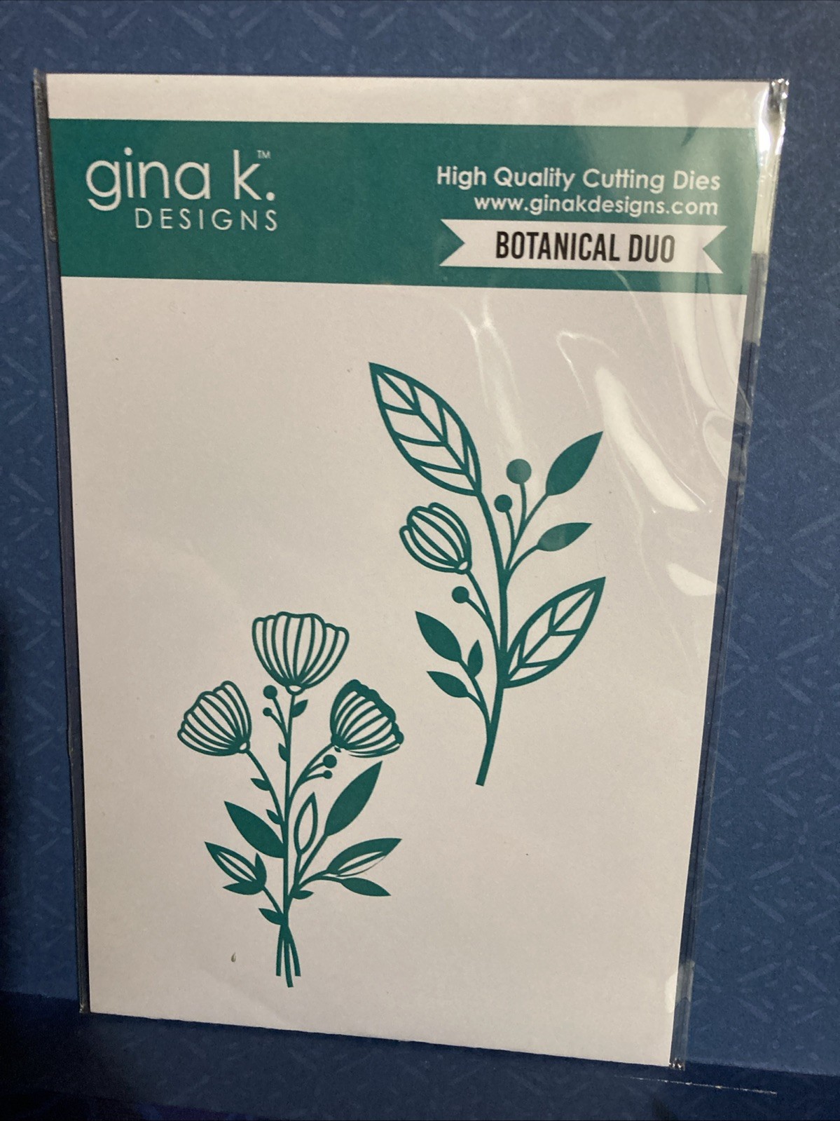 Gina K. Designs Die Set: “Botanical Duo” Cutting Dies