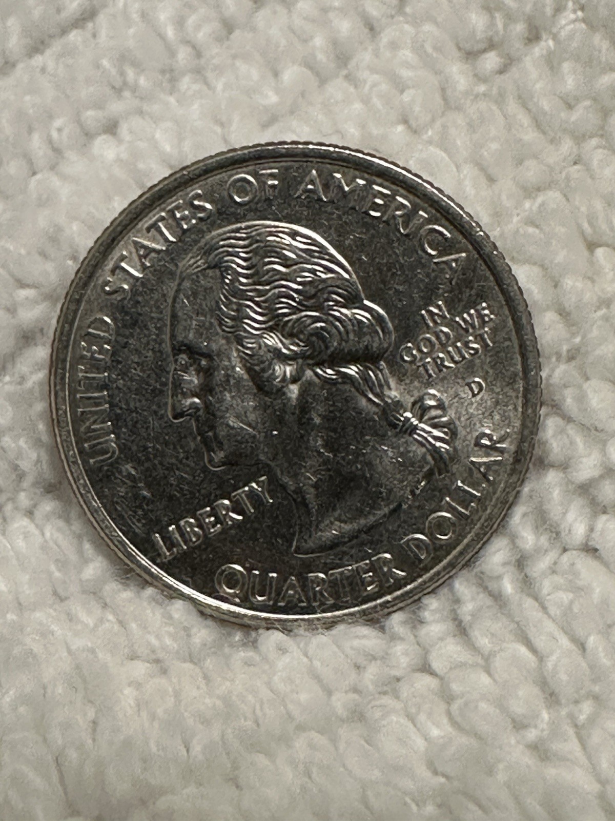 Rare 2003 D Maine State Quarter Coin Error Lighthouse Top