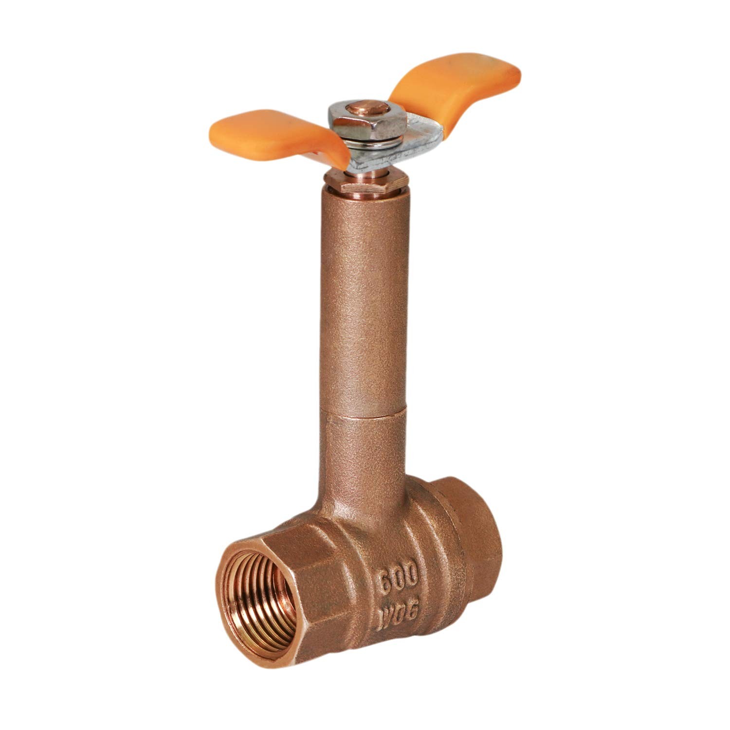75564 Premium Brass Ball Valve Long Bonnet THandle 3/4 Inch FIP Connect