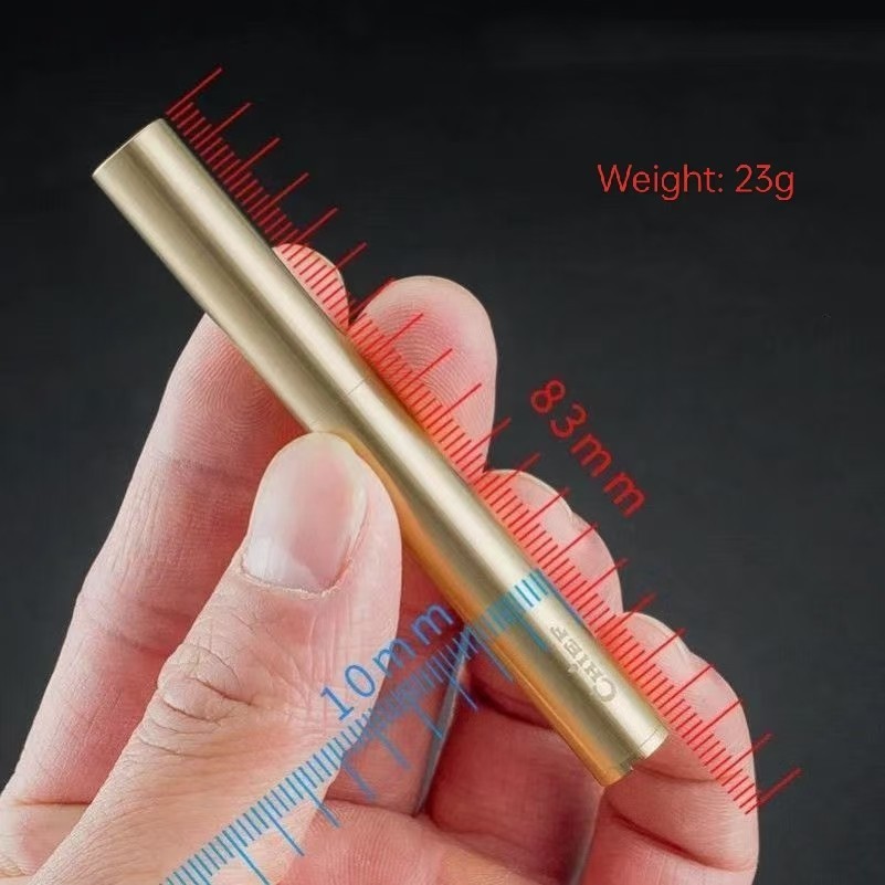 Creative pure copper handmade portable Double stick style kerosene lighter