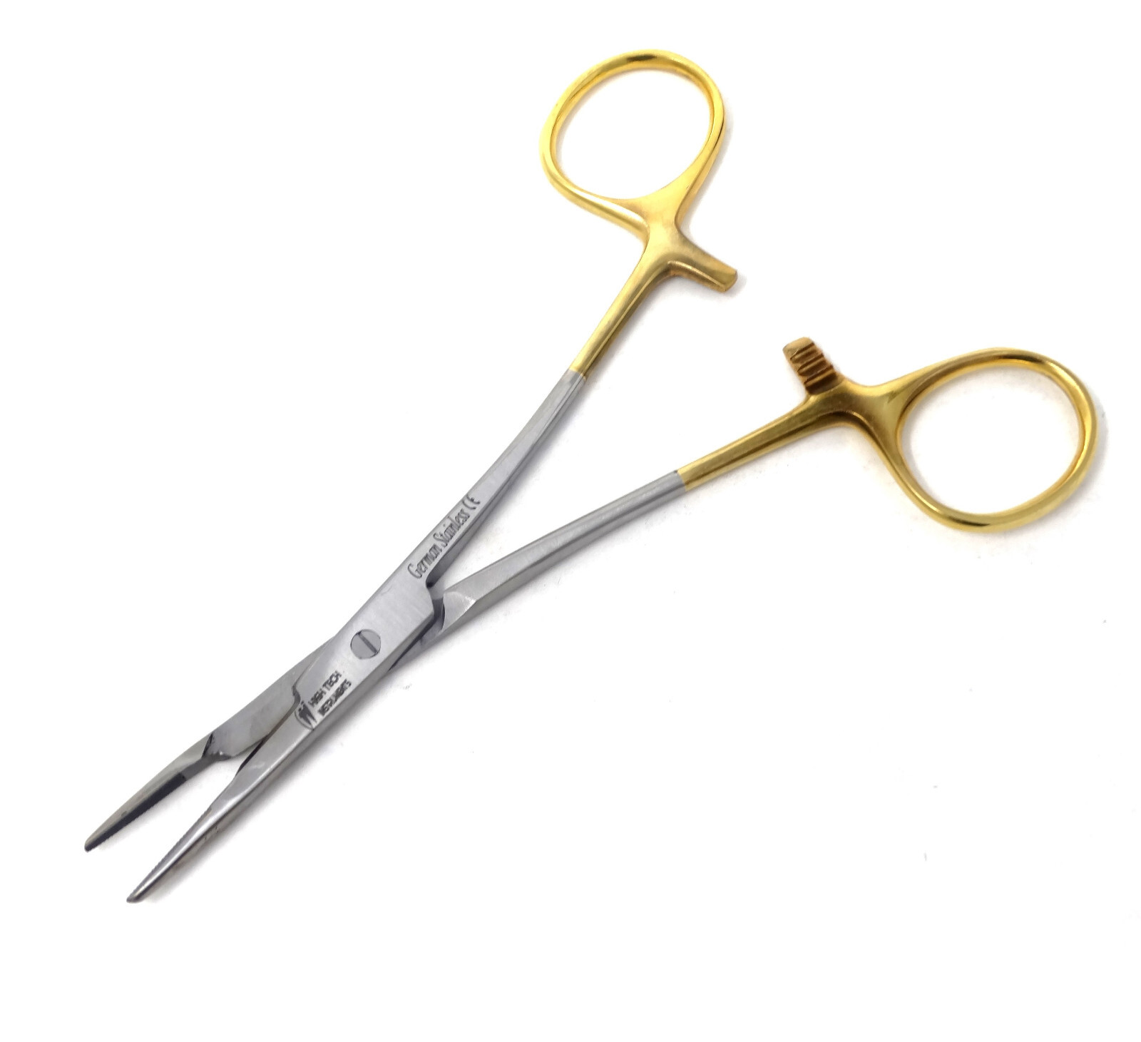 New German T/C Olsen Hegar Needle Holder Driver 6.5" w/ Tungsten Carbide Inserts