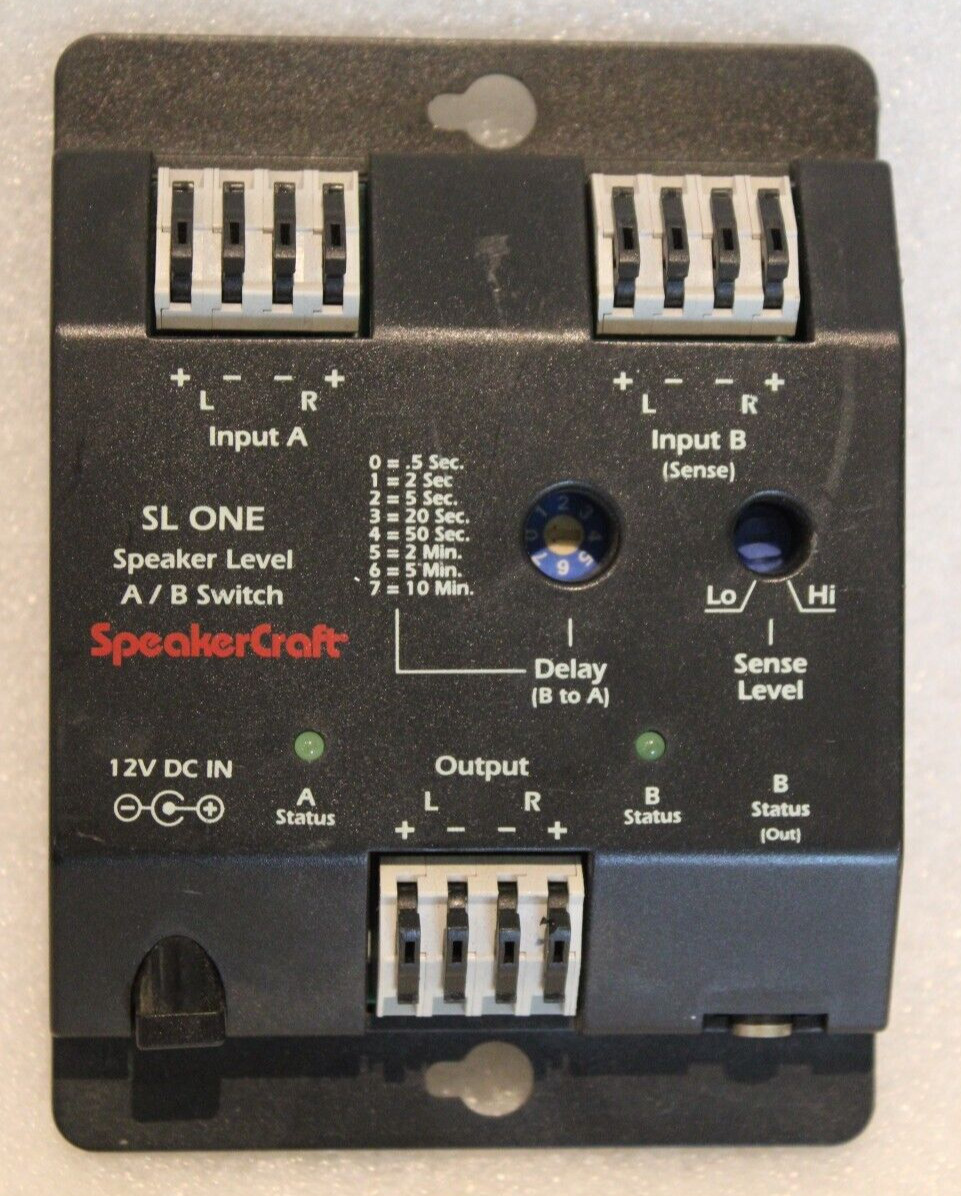 Speakercraft SL ONE - Speaker Level A / B Switch - Used, works great