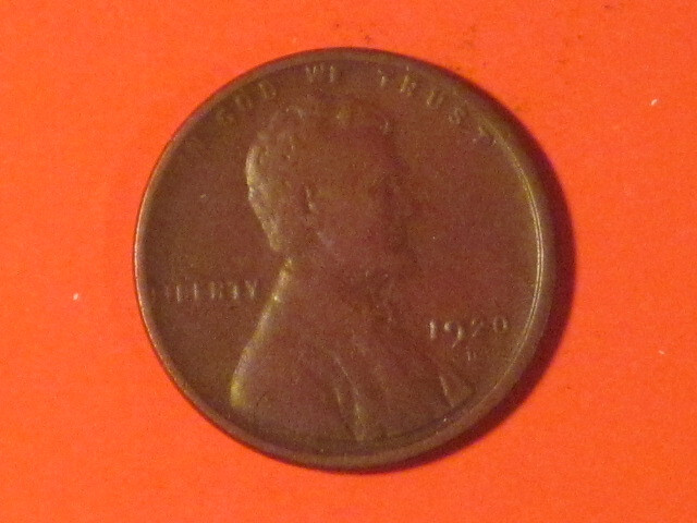 1920-D Wheat Cent - Very nice oldie with die rotation.