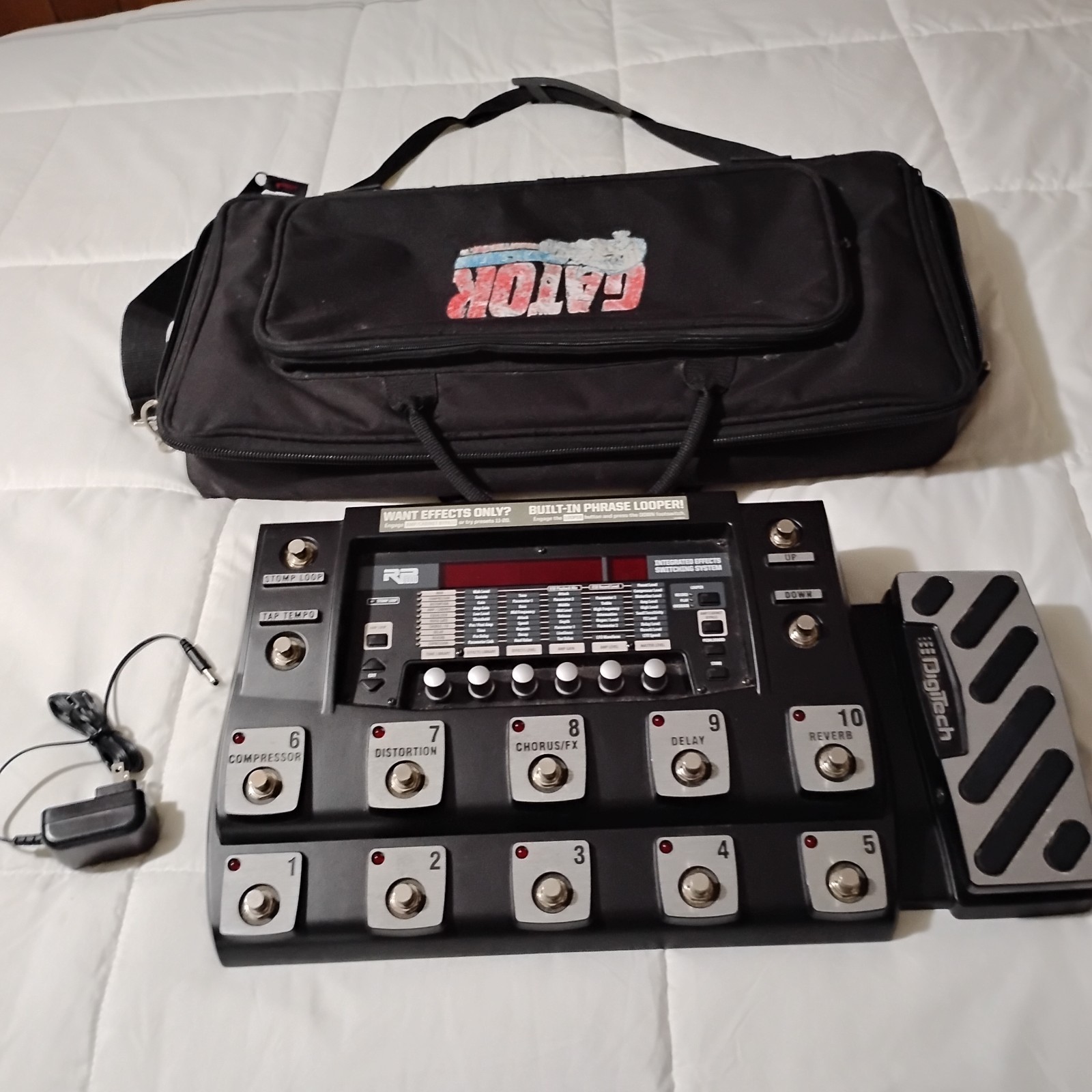 DigiTech RP1000 Multi-Effects Guitar Effect Pedal W/Gator Bag And Power Supply