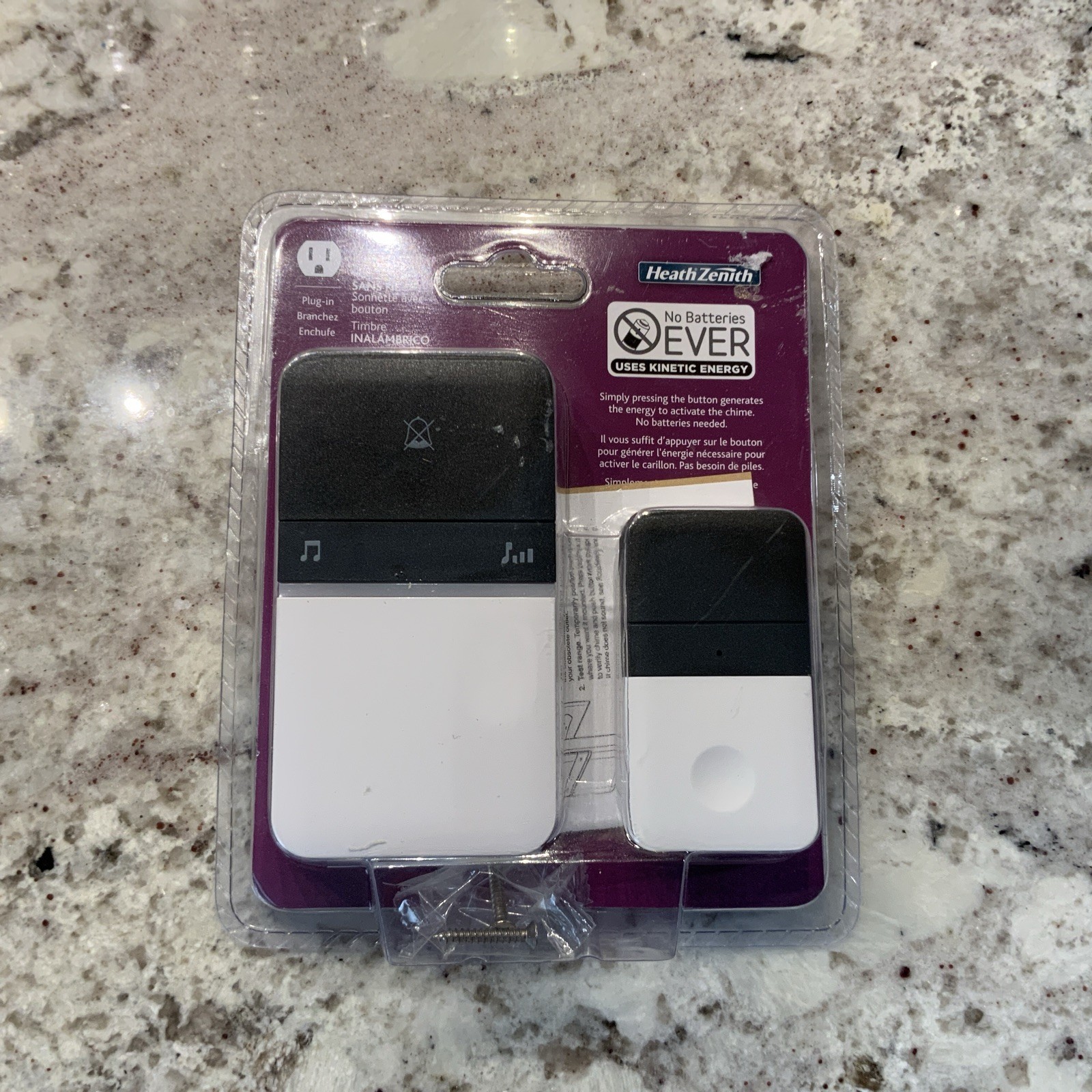 New Sealed Heath Zenith 19ZN29 Plugin Wireless Doorbell Kit