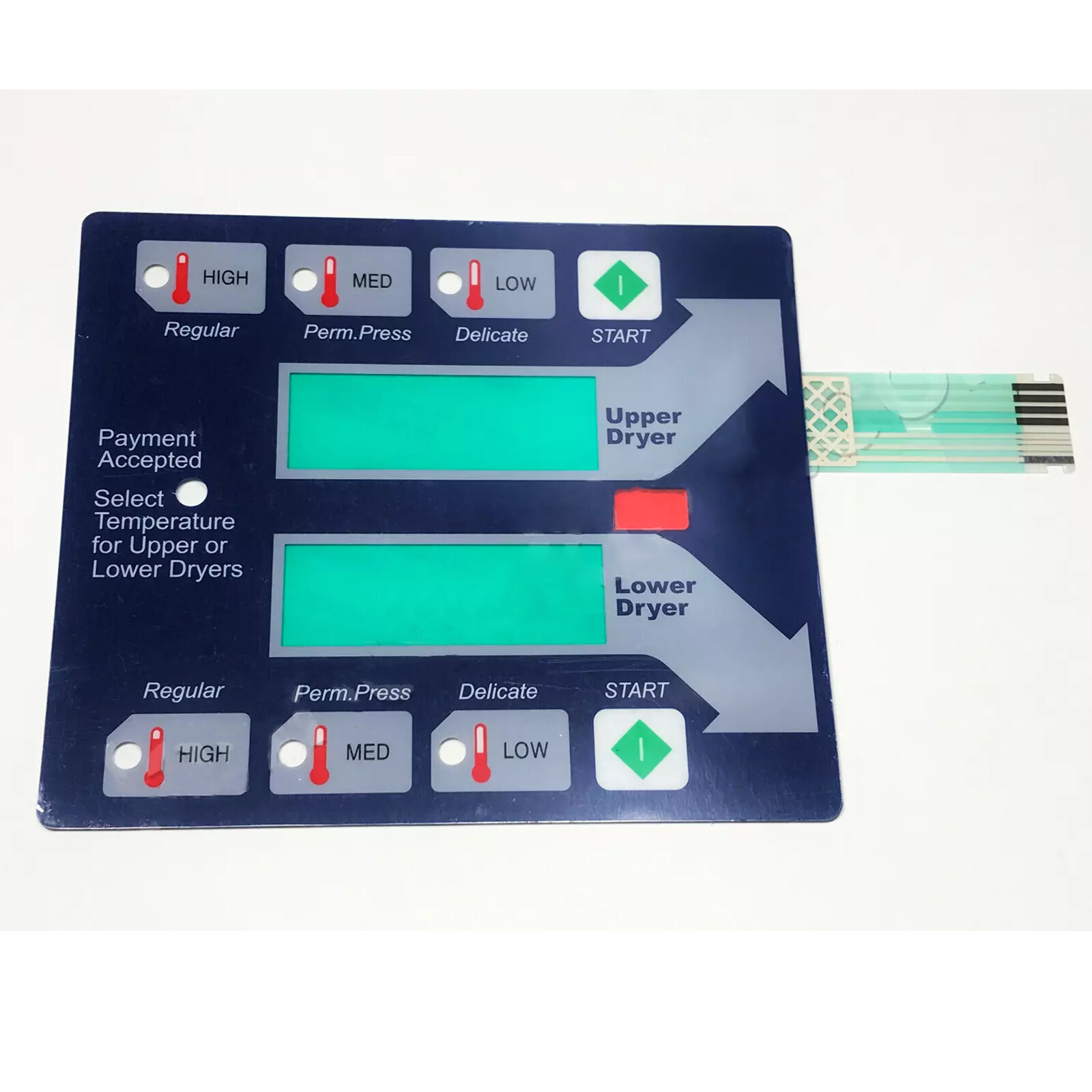 For Dexter Stack Dryer Computer Top Touch Pad # 9801-059-006