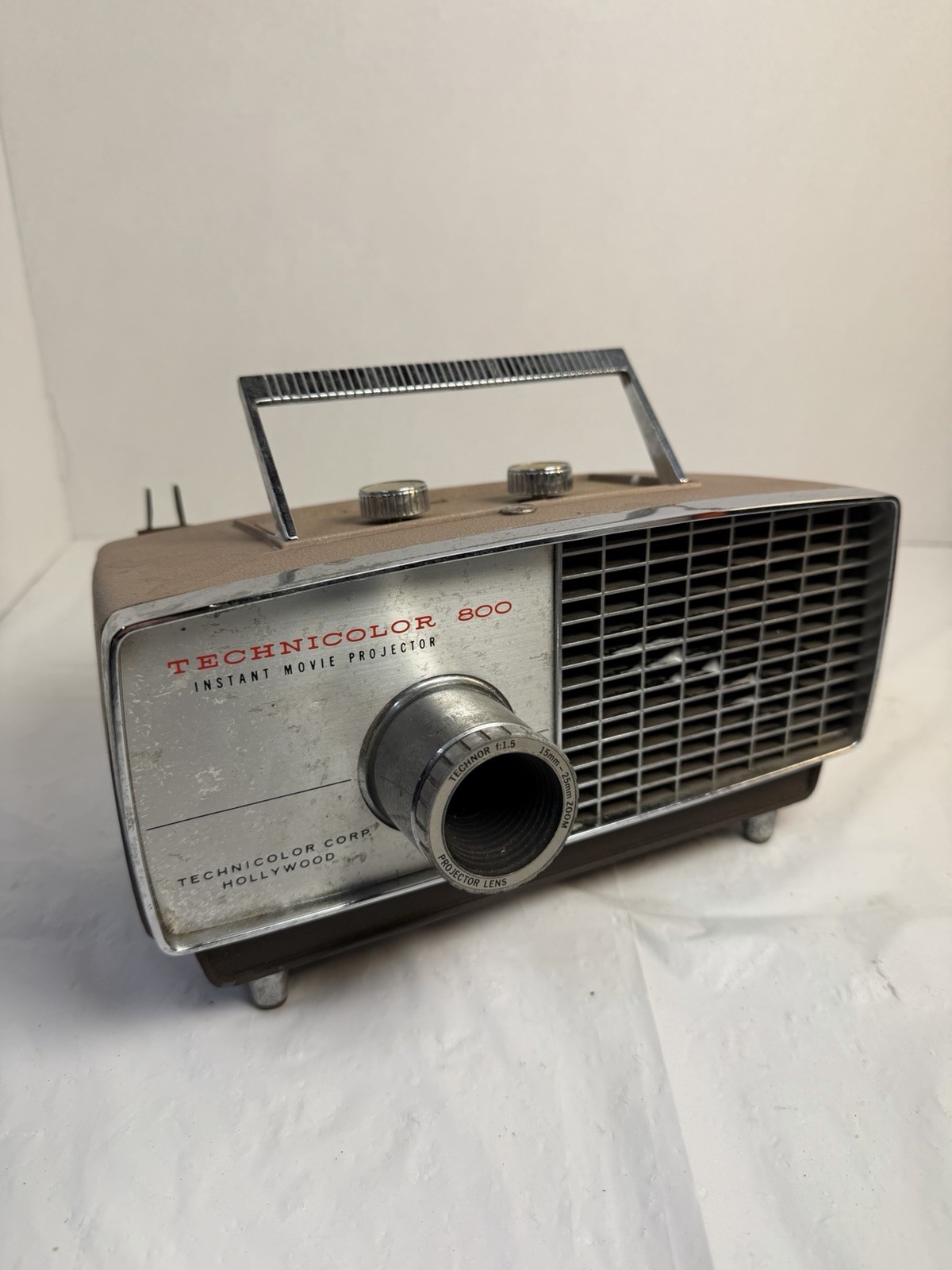 Vintage Technicolor 800 Instant Movie Projector 8mm Hollywood Untested AS-IS
